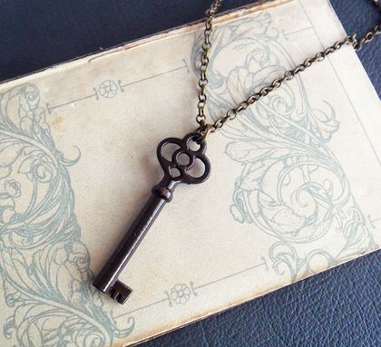Abandoned Key: vintage-inspired key necklace